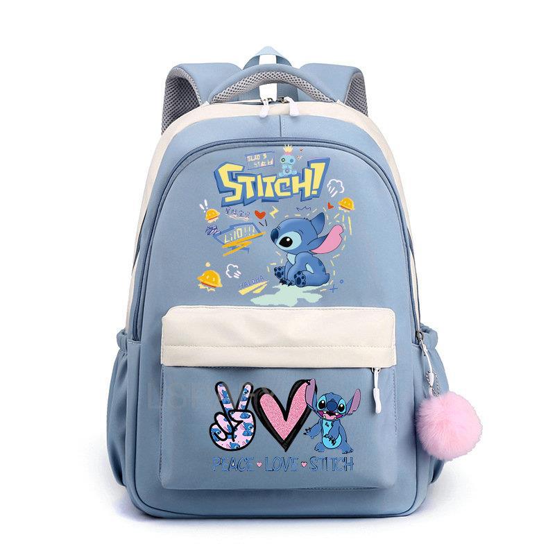 Stitch niños bolso de escuela mochila moda niños mochila de viaje lindo niño niña libro mochila