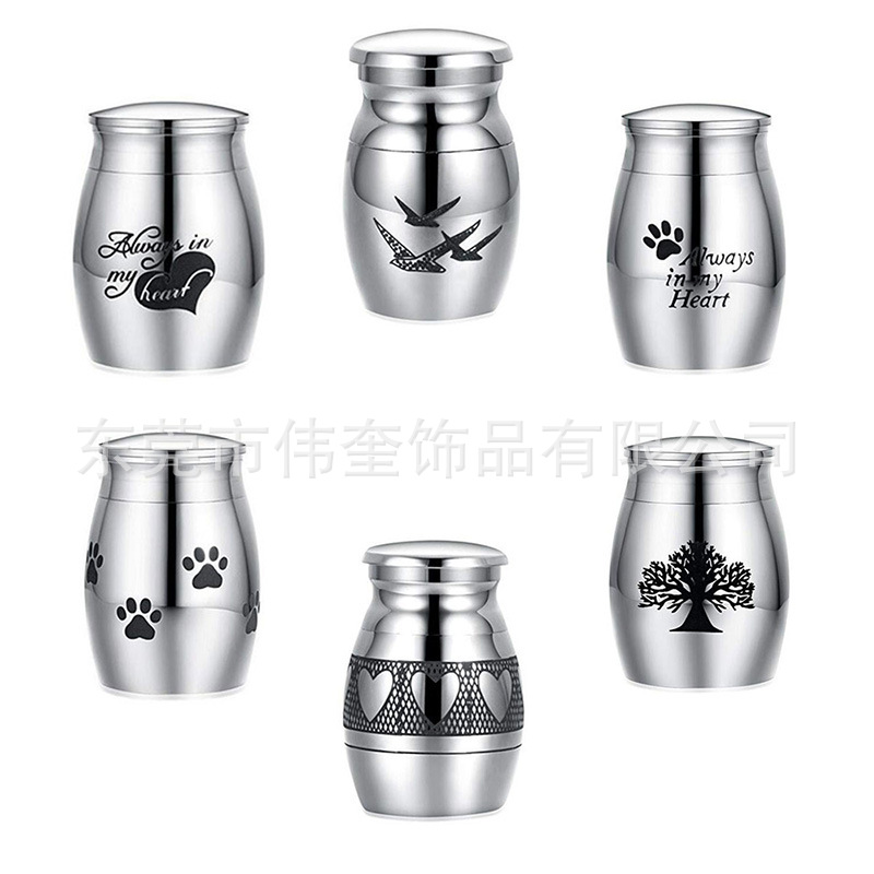 Amazon Hot Pet Cane 30*40mm Simple Remembrance of Relatives Bone Hair Cremation Products