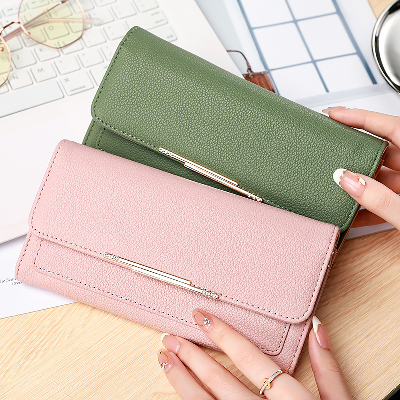 Amazon's New Hot-Selling 70% off Horizontal Women's Pebbled Wallet Wallet Simple and Versatile Multi-Functional Multi-Card Slot