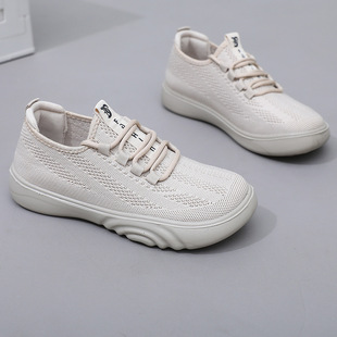 Spring and Autumn New Old Beijing Cloth Shoes Women's Slip-on Lightweight Loafu Casual Shoes Comfortable Soft Sole Breathable Mother's Shoes