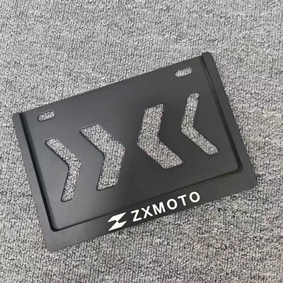 Suitable for motorcycle rear: Nömrə qabı - mo-brand-double-layer-anti-bending-matte-black-zhang-xue-car-logo