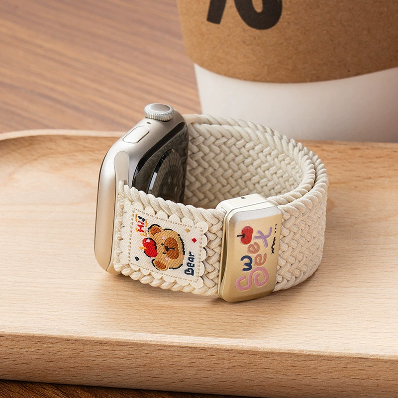 Медвежья подвеска на магнитном браслете для часов Apple Apple watch ремешок iwatch