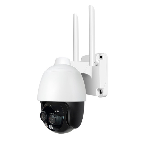 Cross-border outdoor wireless WiFi monitor High-definition 360-degree night vision dual-eye dual-lens camera surveillance camera