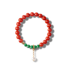 �F؛��Ȼ�����ϼt�ִ�Ů��S925�y�18K���������8mm�A����朹��S