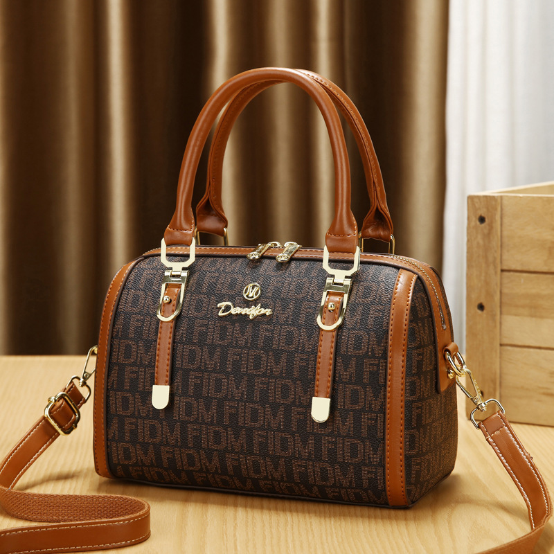 Bolsas de mano casuales de textura simple, bolsas de tramo oblicuas, bolsas de moda de mujer, bolsas de hombro retro, bolsas transfronterizas