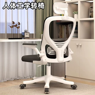 电脑椅透气网布舒适家用办公椅扶手可调职员椅办公宿舍电竞学习椅