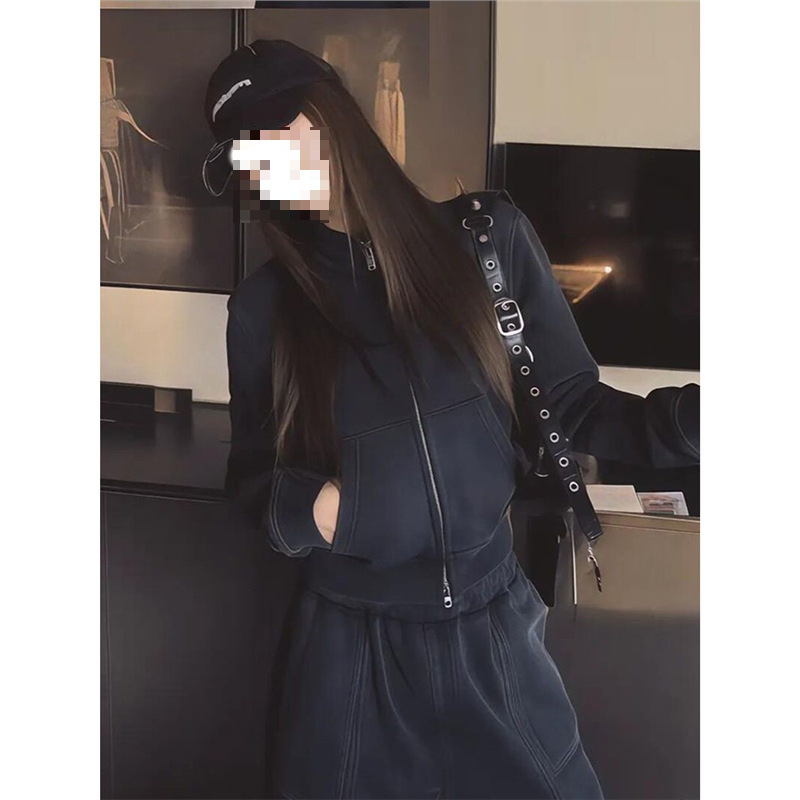 休闲高级春秋卫衣运动套装两件感穿一整套时尚减龄韩系女搭工装裤|undefined