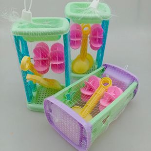 Binary children's toy flip hourglass beach toy beach shovel 2 yuan small commodity supermarket supply