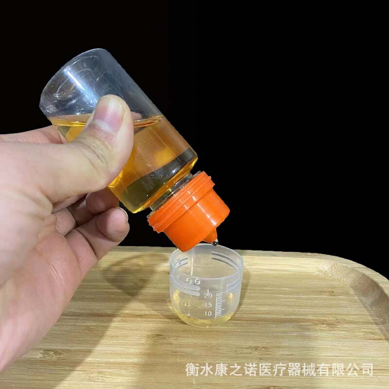 スポット卸売り60mlミリリットル透明プラスチック丸9本餌添加剤分注瓶密封釣り小薬瓶|undefined