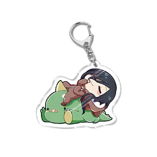 Blue keychain