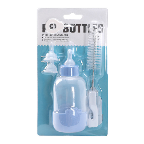 Pet universal bottle set puppy feeding lactator Ragdoll kitten newborn special drinking bottle cat supplies