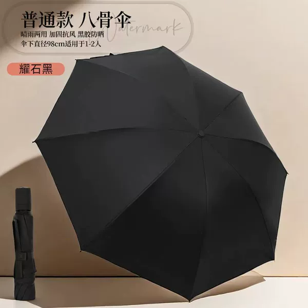 8 bone vinyl used in rain or shine - black