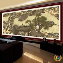 ✅宋版清明上河图十字绣2025新款客厅大气全景名画手工刺绣大