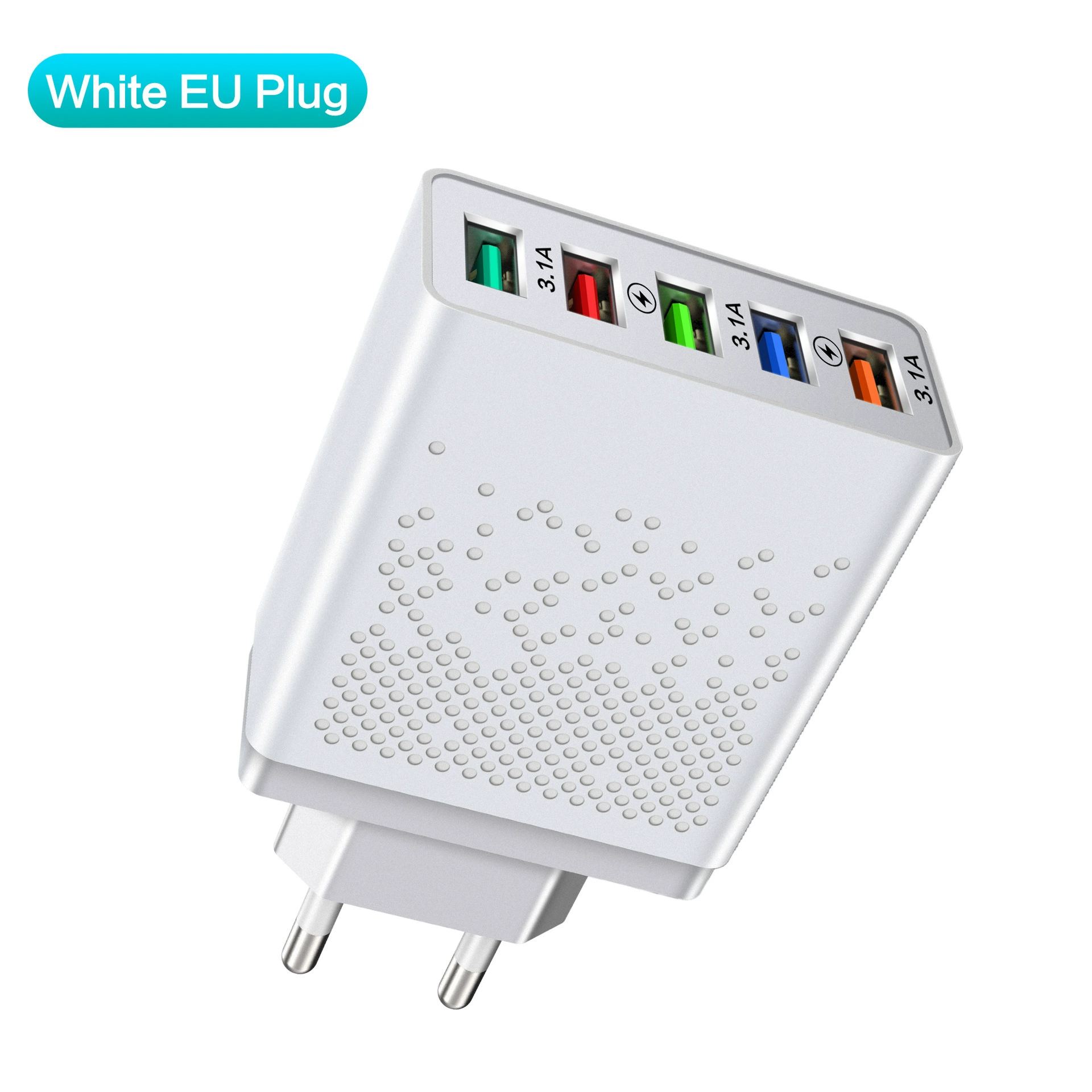 5 USB зарядное устройство для мобильного телефона 5V3.1A путешествие зарядка 5u полный cielo европейские правила и американские спецификации, 5V, американские спецификации