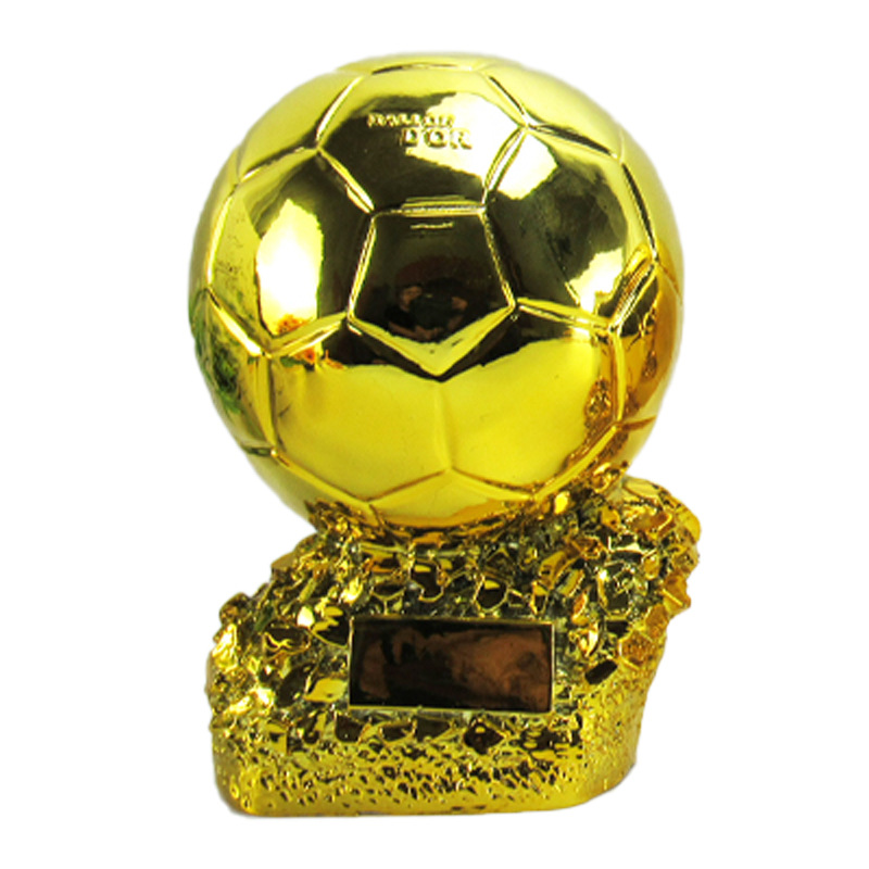 Globo de oro trofeo fútbol tirador letras regalo lotería tienda bar decoraciones fans recuerdo fabricante