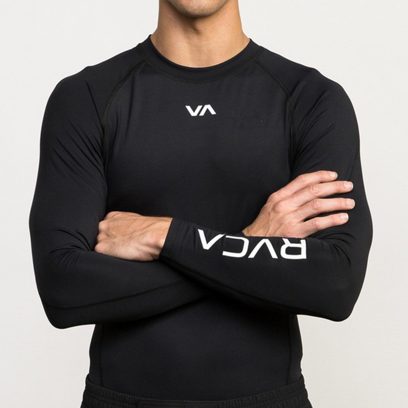 Rvca Wetsuit Men's Long-Sleeved Swimsuit Outdoor Sun Protection Clothing Professional Surfing Clothing Quick-Drying Clothing Outdoor Bodysuit