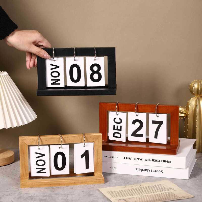 Ins Style Wooden Calendar Ornaments Simple Desktop Calendar Home Decoration Crafts Ornaments Office Stationery Supplies Ins Style Wooden Calendar Ornaments Simple Desktop Calendar Home Decoration Crafts Ornaments Office Stationery Supplies