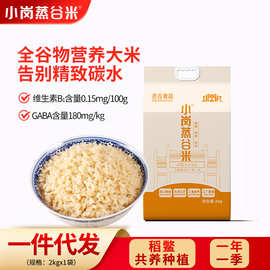 【镇店之宝】小岗蒸谷米粳米一级优质原粮低脂饱腹富含GABA营养米