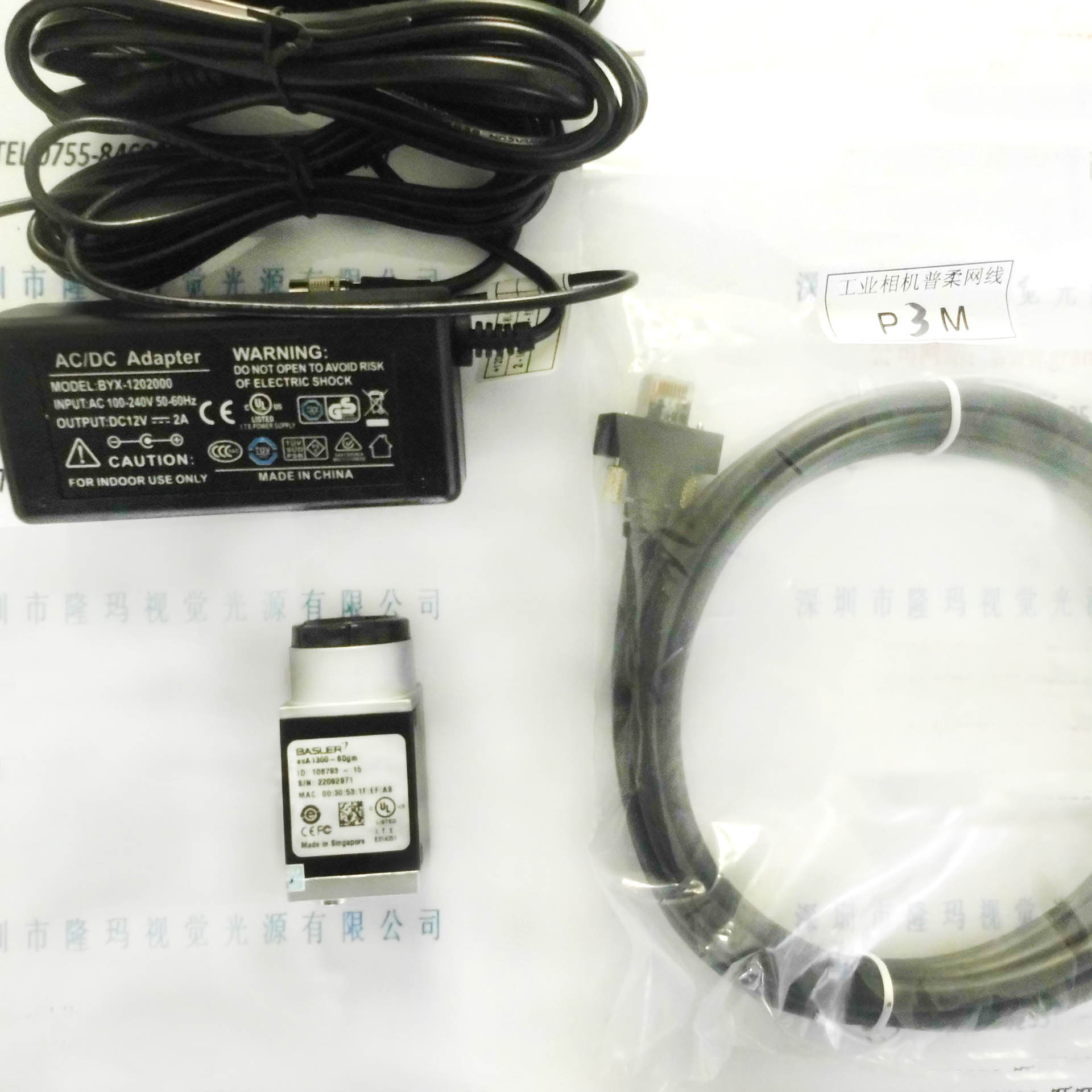 德国BASLER巴斯勒  acA1300-60gc 工业面阵相机