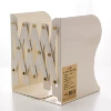 5038 medium size retractable bookend without stickers - beige