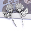Trend metal earrings, 2023 collection, European style, wholesale