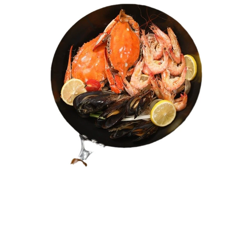 Zhangqiu old-fashioned frying pan, home non-stick pot, uncoated gas stove, special frying pan, non-stick