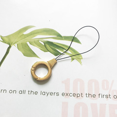 Mobile phone lanyard metal ring buckle women's small rope jewelry accessories detachable two-in-one multi-function sling wholesale