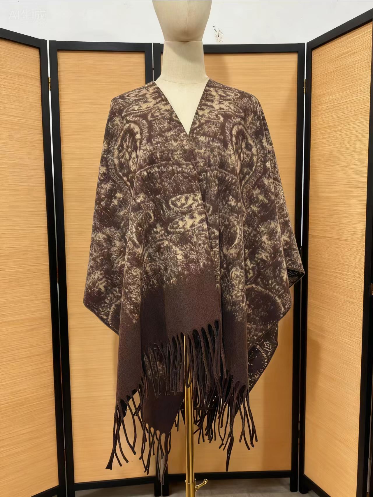 캐슈 꽃 - 커피 색상