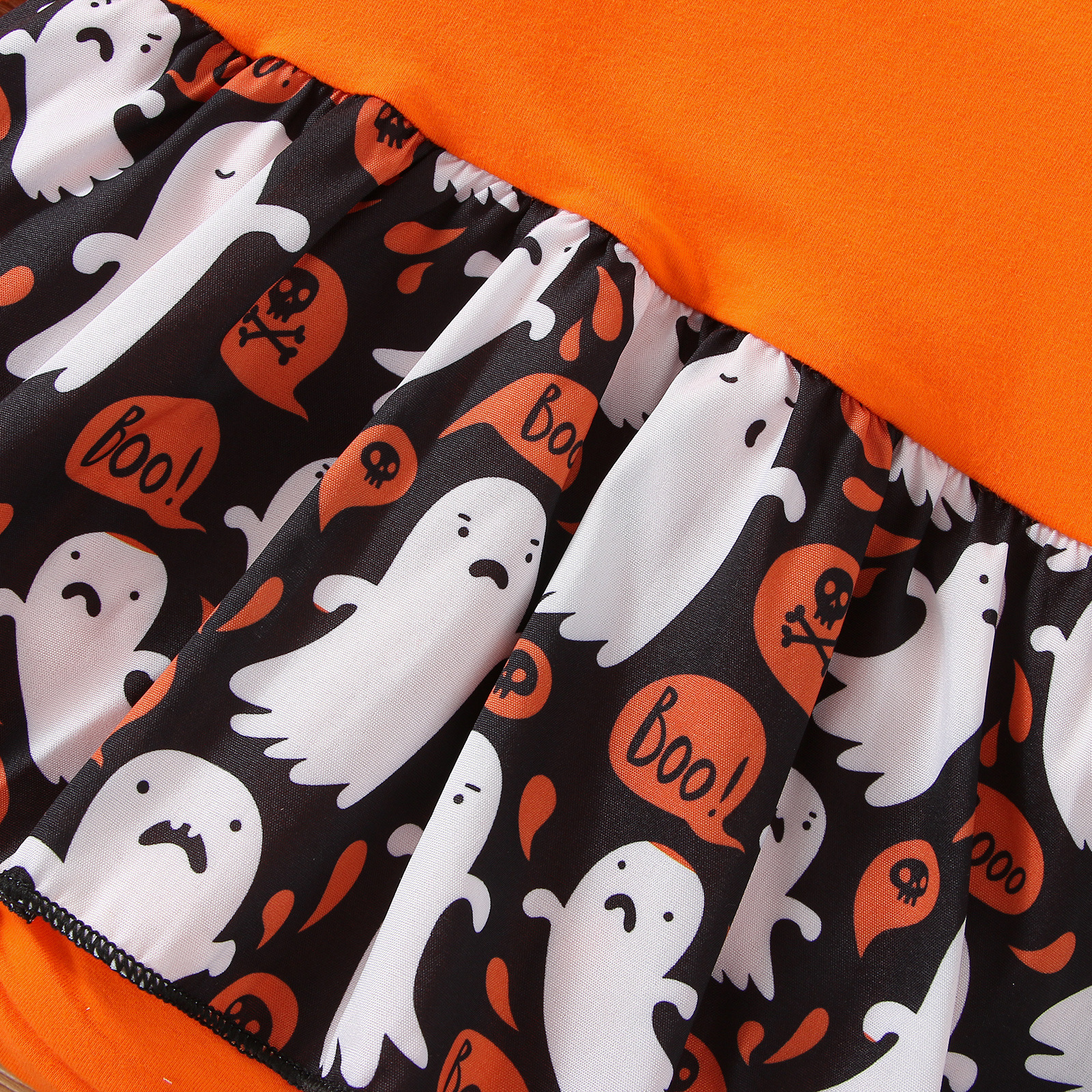 Halloween Fashion Pumpkin Cotton Baby Rompers display picture 2