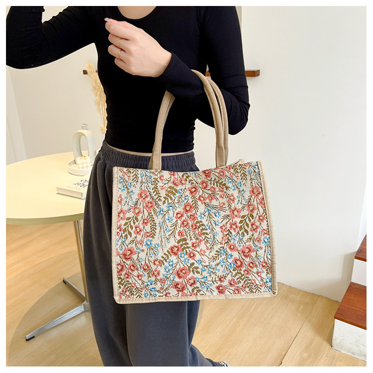 Femmes Moyen Toutes Les Saisons Toile Mode Sac À Main display picture 6