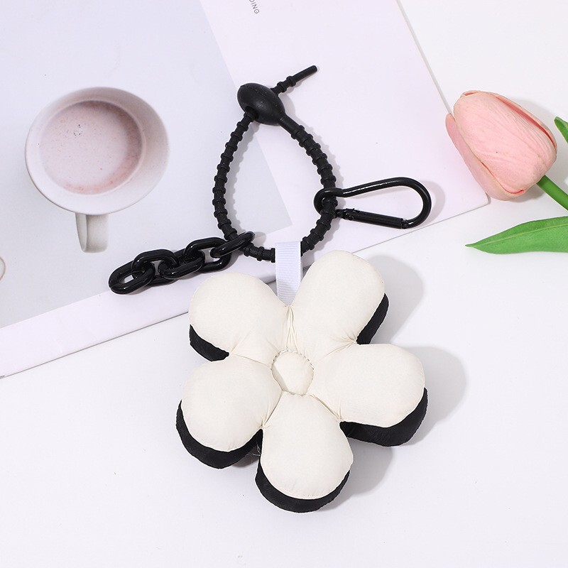2色の5つの花のキーホルダーのペンダントDIY携帯の携帯の携帯のイヤホンのカバーのかわいい少女のカバンのペンダントのアクセサリー|undefined