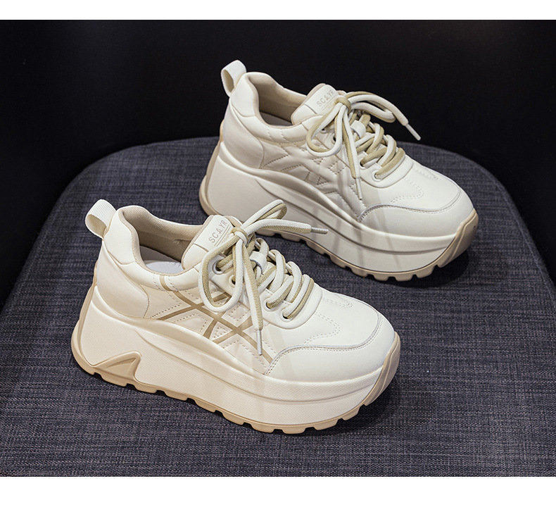 Giày sneaker nữ đế dày chunky phong cách bánh mì tăng chiều cao — M2971-1 màu mơ nhân nhung, M2971 Đỏ Một Lớp, M2971 Đen Một Lớp, M2971 màu mơ, một lớp lót chi tiết 37