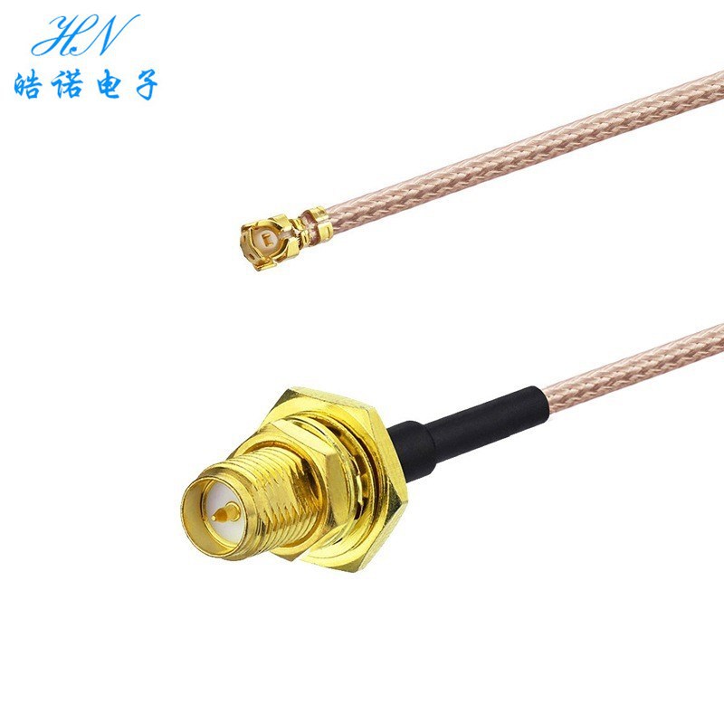ipex转sma连接线WIFI/GSM/3G/4G母头外螺内针射频转接线1代178线