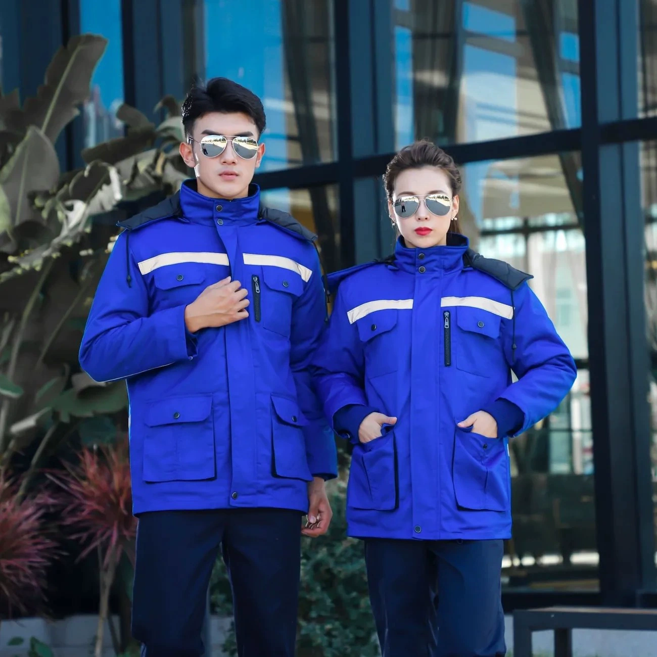 Зимняя утолщеная хлопчатобумажная куртка, зимняя куртка, холодная одежда, холодная теплая, страховая одежда, хлопчатобумажная рабочая одежда