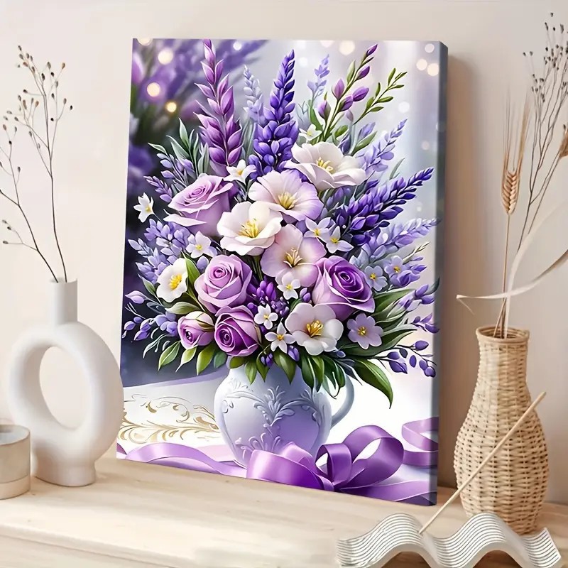 Cross-Border Amazon Temu Hot Selling Framed and Frameless Home Decoration Art Paintings Factory Direct Delivery