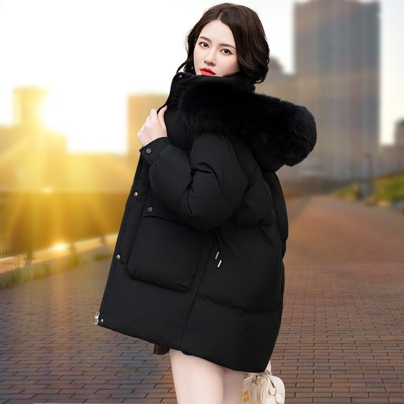 블랙(폭스 퍼 칼라)