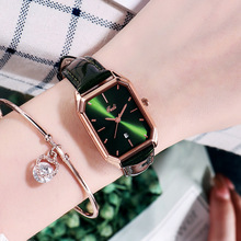 New Watch Women Square Leather Brand Wrist Watches ŮС