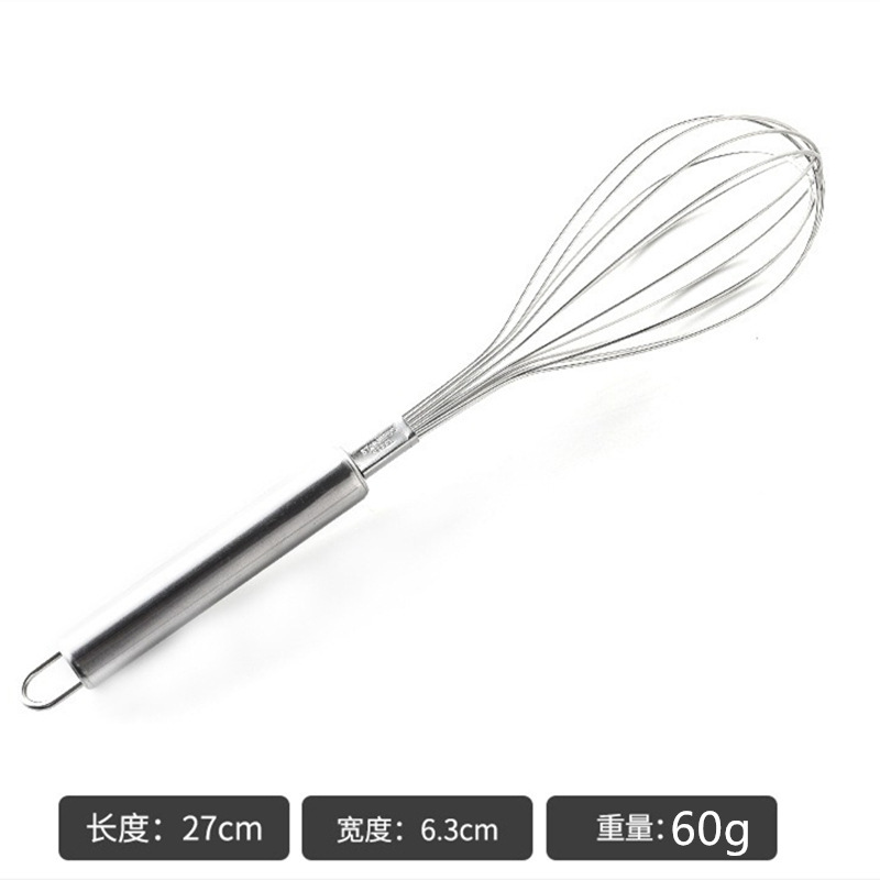 304ステンレス泡立て器手動太く手動撹拌棒と麺/卵撹拌器延長焙煎ツール|undefined