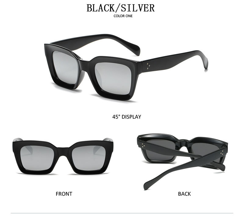 Women'S Gender Retro Style Retro Square Ac UV400 Protection Square Full Frame Women's Sunglasses