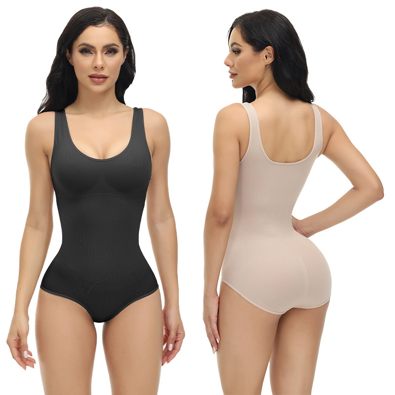 Cross-border hot one-piece corset belly contracting hip lifting shaping women's postpartum corset underwear elastic body shaping corset