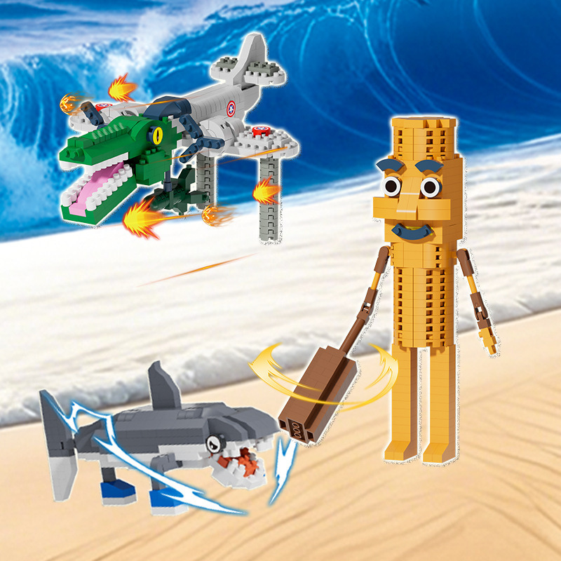 Compatible con Lego transfronterizo AI Mountain Sea Jing tung sahur