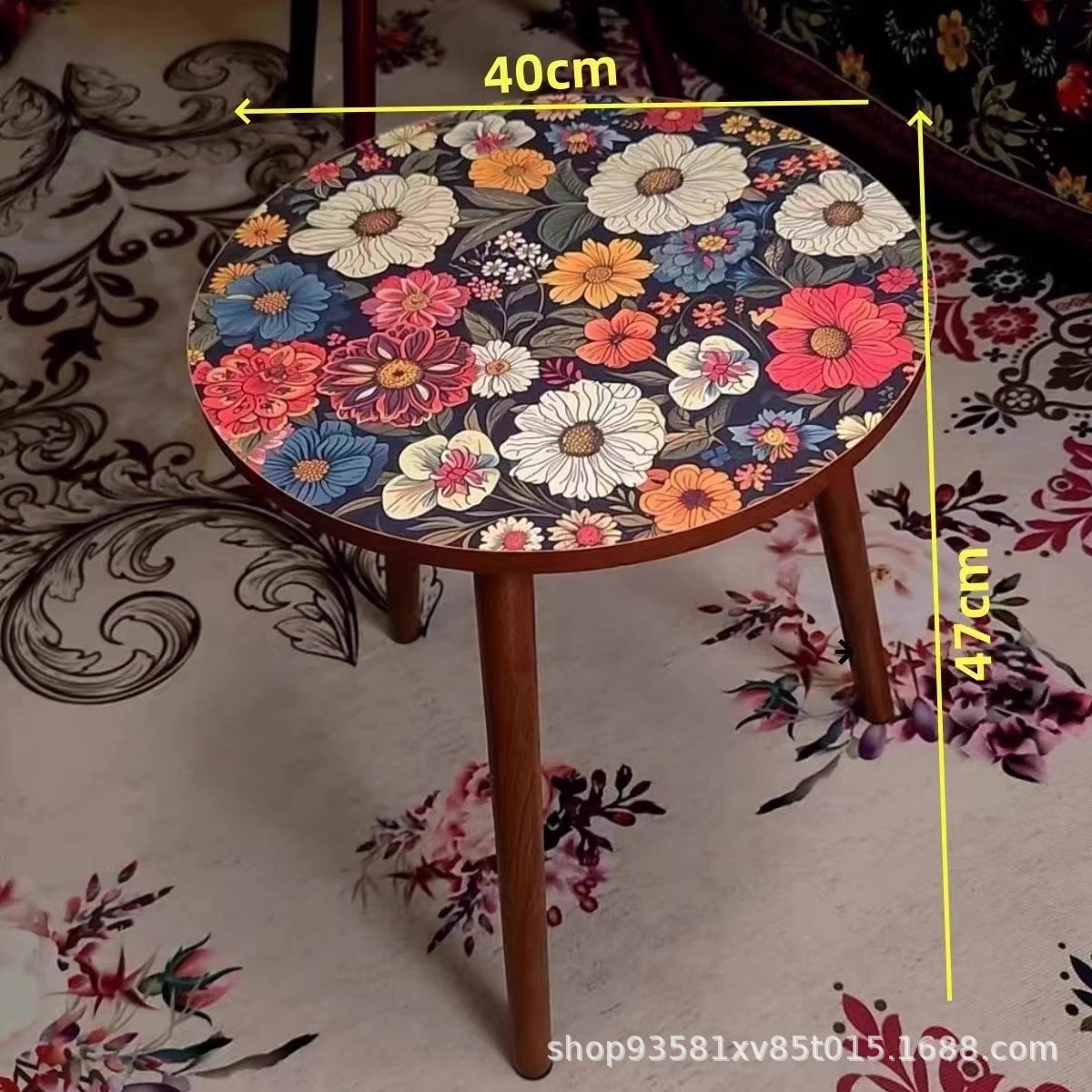 Mandala mesa lateral mesa de centro sofá patrón nórdico celebridad de Internet dormitorio mesa sala de estar cabecera balcón esquina mesa pequeña mesa redonda