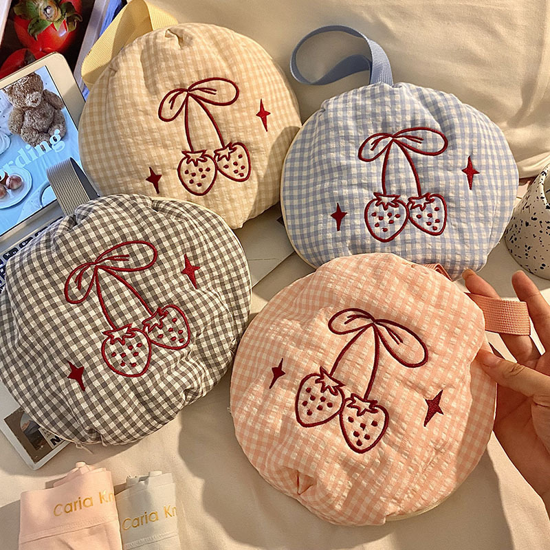 Travel Underwear Storage Bag, Business Trip Bra, Underwear, Socks Bag, Three-In-One Cute Strawberry Underwear Storage Bag Travel Underwear Storage Bag, Business Trip Bra, Underwear, Socks Bag, Three-In-One Cute Strawberry Underwear Storage Bag