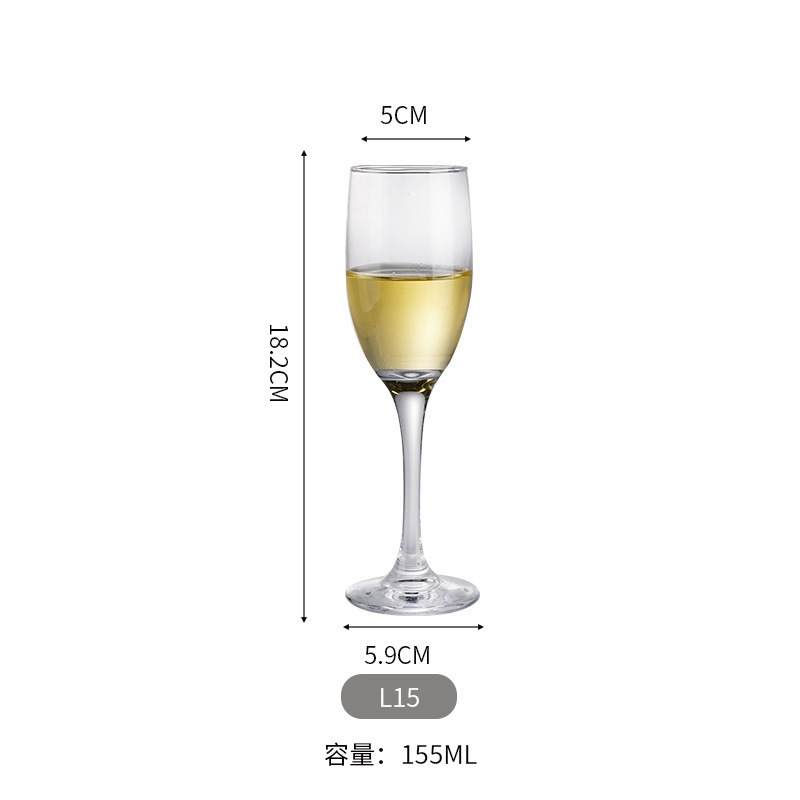 Taza de cóctel de cristal de copa de degustación de copa de vidrio casero taza de vino de vidrio taza de vino dulce taza de champán