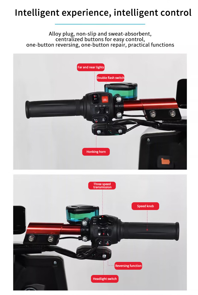Directly Supplied from the Manufacturer, Customizable, Ce Certified High-Speed Electric Motorcycles and High-Performance Electric Scooters
