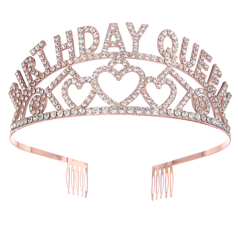 Modische Strasskrone Haarreif Für Mädchen Geburtstagsparty_voghion.com