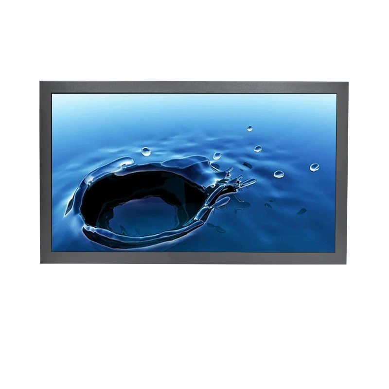 Промышленный металлический встроенный LCD дисплей с сенсорным экраном, 24 дюйма, сенсорный экран