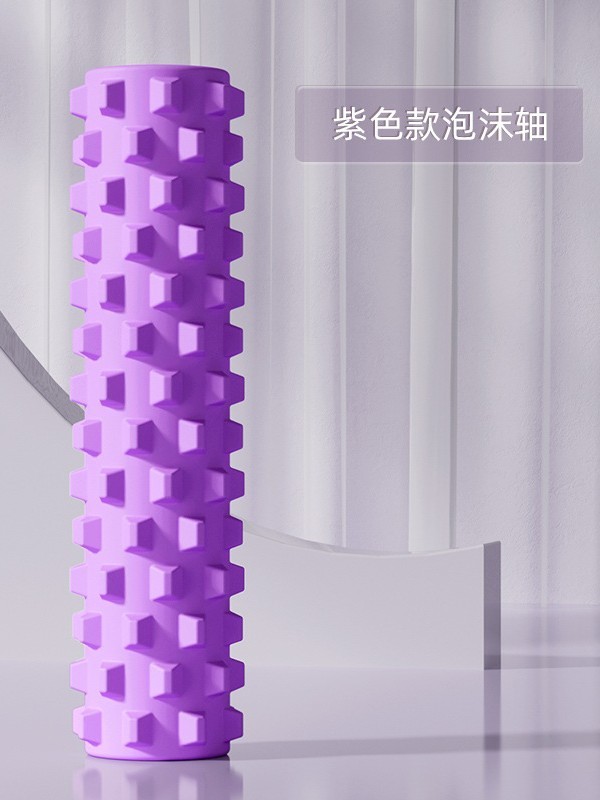 ✅EVAフォーム軸45ヨガ柱中実中空狼牙棒フィットネスヨガ泡ローラーヨガマッサージャー|undefined