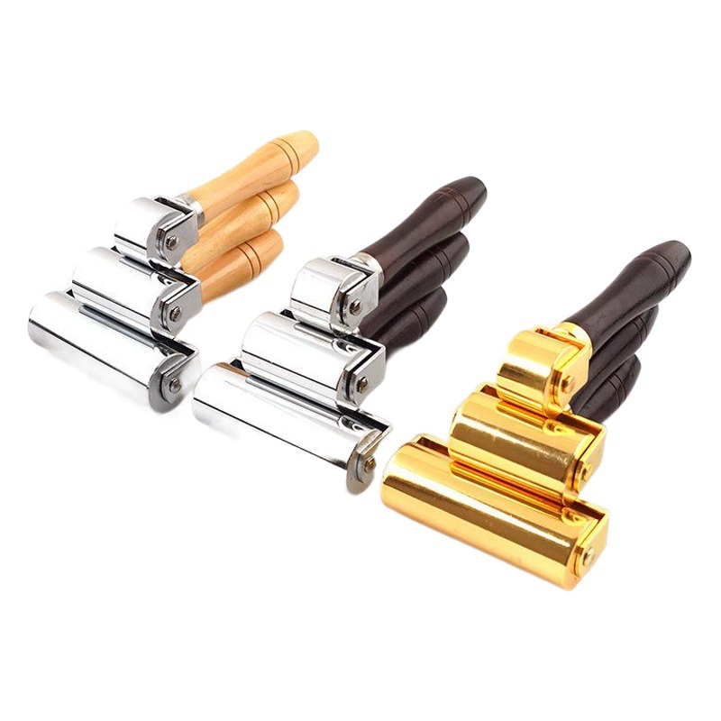 Золотые резные кожаные ролики толкатели роликовые ролики