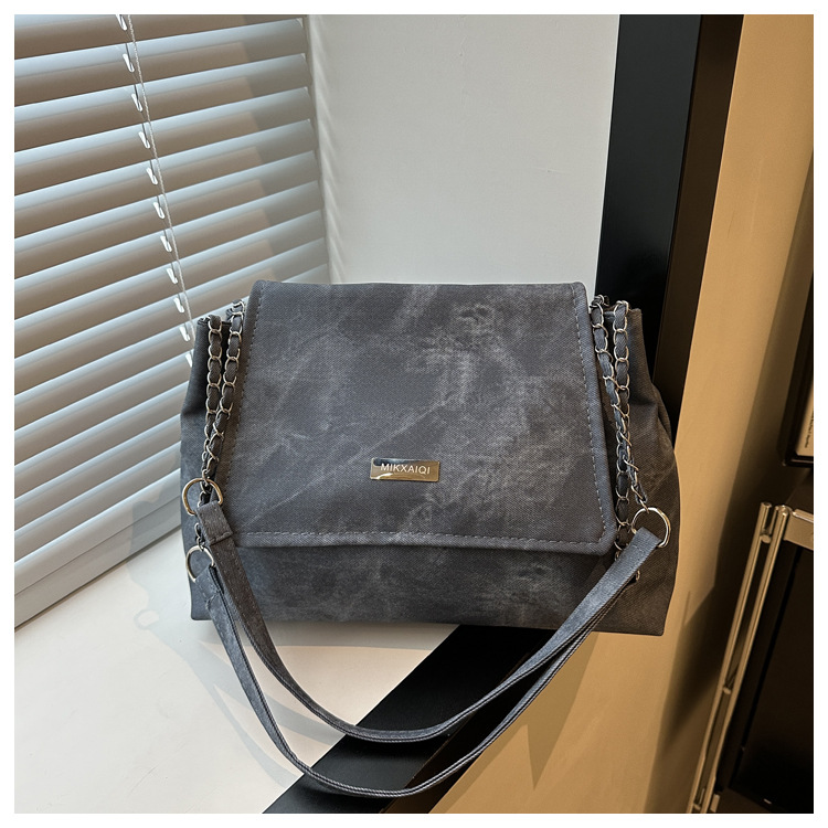 Estilo coreano de moda simple nicho diseño casual bolso de la cadena de las mujeres bolsa de invierno Nueva Moda hombro bolsa de las axilas
